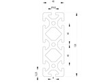 ISB profile 40x120 heavy nut 8