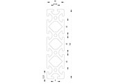ISB profile 40x160 heavy nut 8