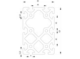 ISB Profil 80x120 schwer nut 8