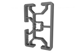 BSB profile 30x45  1 side 45 closed  nut 8
