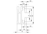 BSB Profil 15x30 Nut 8