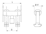 BSB Bolt connector set  O17x45 nut 10 ESD