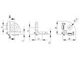 BSB Corniere d angle 30 rainure 8 avec kit de fixation ESD