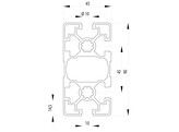 BSB Profil 4N90 leicht Nut 10