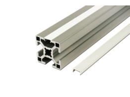 BSB Cover profile PA Nut 8 30  light grey L 2000mm
