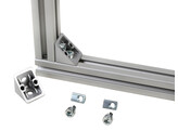 ISB Hoek 20x20 Nut 5 met bevestigingsset