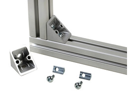 ISB bracket 30x60 Nut 6 die cast alu look