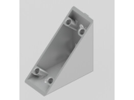 ISB bracket 40x80 Nut 8 die cast alu look