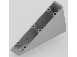 ISB bracket 80x160 Nut 8 die cast alu look