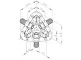 ISB Corniere d angle 30 rainure 6 set