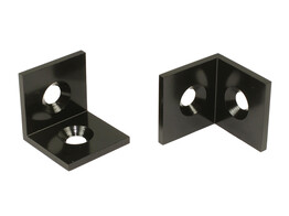 ISB Steel bracket 30x30x30 t 3mm  2x Am6 black