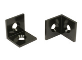ISB Steel bracket 40x40x40 Nut 8 t 5mm  2xAm8 black