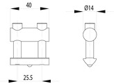 ISB Boutconnectorset Nut 8 O14x40 ESD