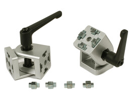 ISB Joint Nut 8 40x40 with clamping lever and Fastening kit
