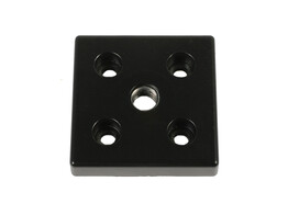 ISB Base plate zn 80x80 Nut 8 M16  black coated