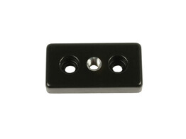 ISB Base plate zn 40x80 Nut 8 M16  black coated