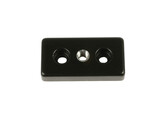 ISB Transport- en voetplaat ZN 40x80 Nut 8 M16  zwart gecoat