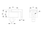 ISB Multi uni bloc rainure 6 M5