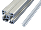 ISB Cover-and Closure profile Nut 8 transparent  S 4-6 mm  L 2000mm