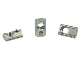 ISB Slot nut 5 M3 with stay  swivelling with ball