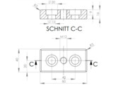 BSB Transport- en voetplaat ZN 40x80 Nut 10 M12 verzinkt ESD