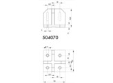 BSB Fu platte 120x120x110
