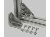 BSB Winkel 45x90 Nut 10 mit Bef.-Satz