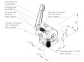 BSB Joint 40 Nut 10 with clamping lever and Fastening kit