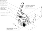 BSB Joint 45 Nut 10 with clamping lever and Fastening kit