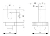 BSB Variofix-Blok Nut 8  zwart