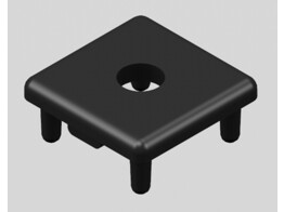BSB Cover cap profile 30x30 Nut 8 with hole o8 5
