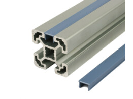 BSB Cover profile PA Nut 8 30  pigeon blue RAL5014 L 2000mm