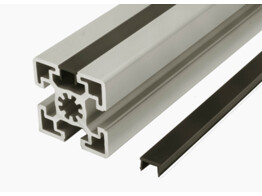 BSB Cover profile PA Nut 8 black L 2000mm