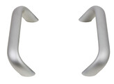 UNI handle  slanted AI anodised 160mm