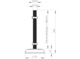 UNI Gelenkfu  O90 M16x200