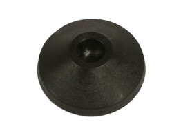 UNI foot plate PA O40 for threaded rod with ball O15 conductive  incl. anti-slip