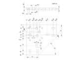 UNI Bevestigingsplaat 180x180x12mm voor wiel 502210