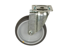 UNI Caster O75 with mounting plate  ESD