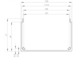 UNI Kabelkanaalprofiel 80x120