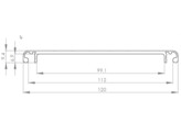 UNI Cable duct cover 120