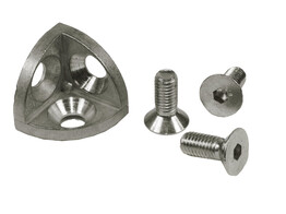 BSB corner bracket 40 nut 10 with Fastening kit ESD