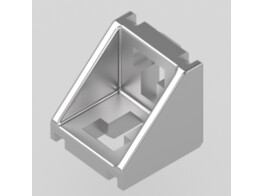 BSB bracket 45x45 T-Nut die cast alu look. ESD