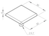 BSB Abdeckkappe 50x50