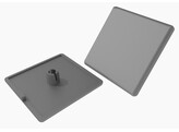BSB Abdeckkappe 60x60 signalgrau