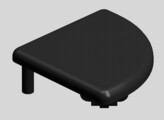 BSB Abdeckkappe 30x30R nut8