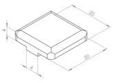 BSB Abdeckkappe 20x20 Nut 6