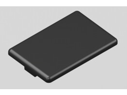 BSB Cover cap profile 30x45 Nut 8 black