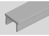 Abdeckprofil 10 signalgrau  L   2000