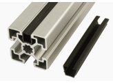 BSB Closure profile Nut 10 S 1-6mm  black L 2000mm