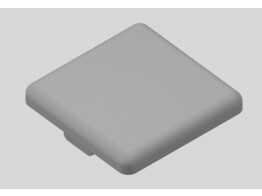 BSB Cover cap profile 30x30 Nut 8 RAL7004